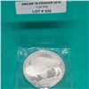 Image 3 : 1 TROY OZ BUFFALO FINE SILVER .999  BULLION ROUND