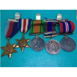 1939-1945 War Medal, Set of 5