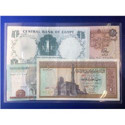Estate Lot: Central Bank Of Egypt Lot of 5 Note