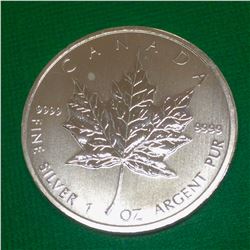 2011 Canada 1 Troy Ounce Pur Silver- Maple Leaf