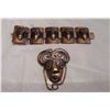 Image 1 : Vintage Designer Rebajes Copper Jewlery Set Bracelet and Brooch