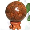 Image 1 : Firework Jasper Sphere with Stand 2.6"