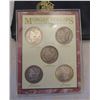 Image 2 : Set of 4 Morgan Dollars in Case