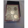 Image 2 : Set of 4 Morgan Dollars in Case