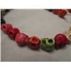 Image 2 : Mulitcolor Stone Skull Bead Strand