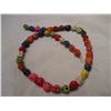 Image 3 : Mulitcolor Stone Skull Bead Strand