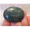Image 1 : Polished Green Agate Cab 1 1/2"