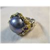 Image 1 : Blue Mabe Pearl Ring