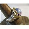 Image 3 : Blue Mabe Pearl Ring