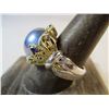 Image 4 : Blue Mabe Pearl Ring