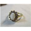 Image 4 : 10kt gold Opal and Tanzanite Ring