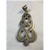 Image 1 : Celtic knot work style 970 Silver Pendant with Inlay