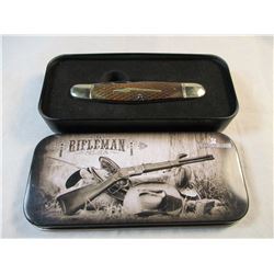 Rough Rider the Rifleman Series Pocket Knife in Collector Tin
