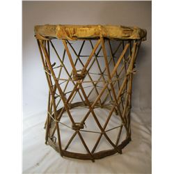 Native American Rawhide Stool Pine Ridge South Dakota Early 1900