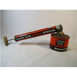 Vintage Black Flag Bug Sprayer 1950's