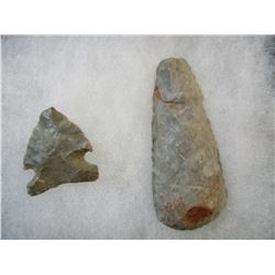 Lot of 2 South Dakota Found Native American Artifacts