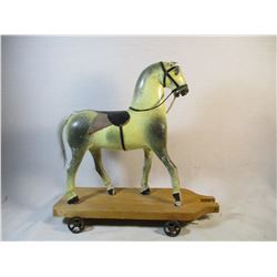 Vintage Horse Pull Toy