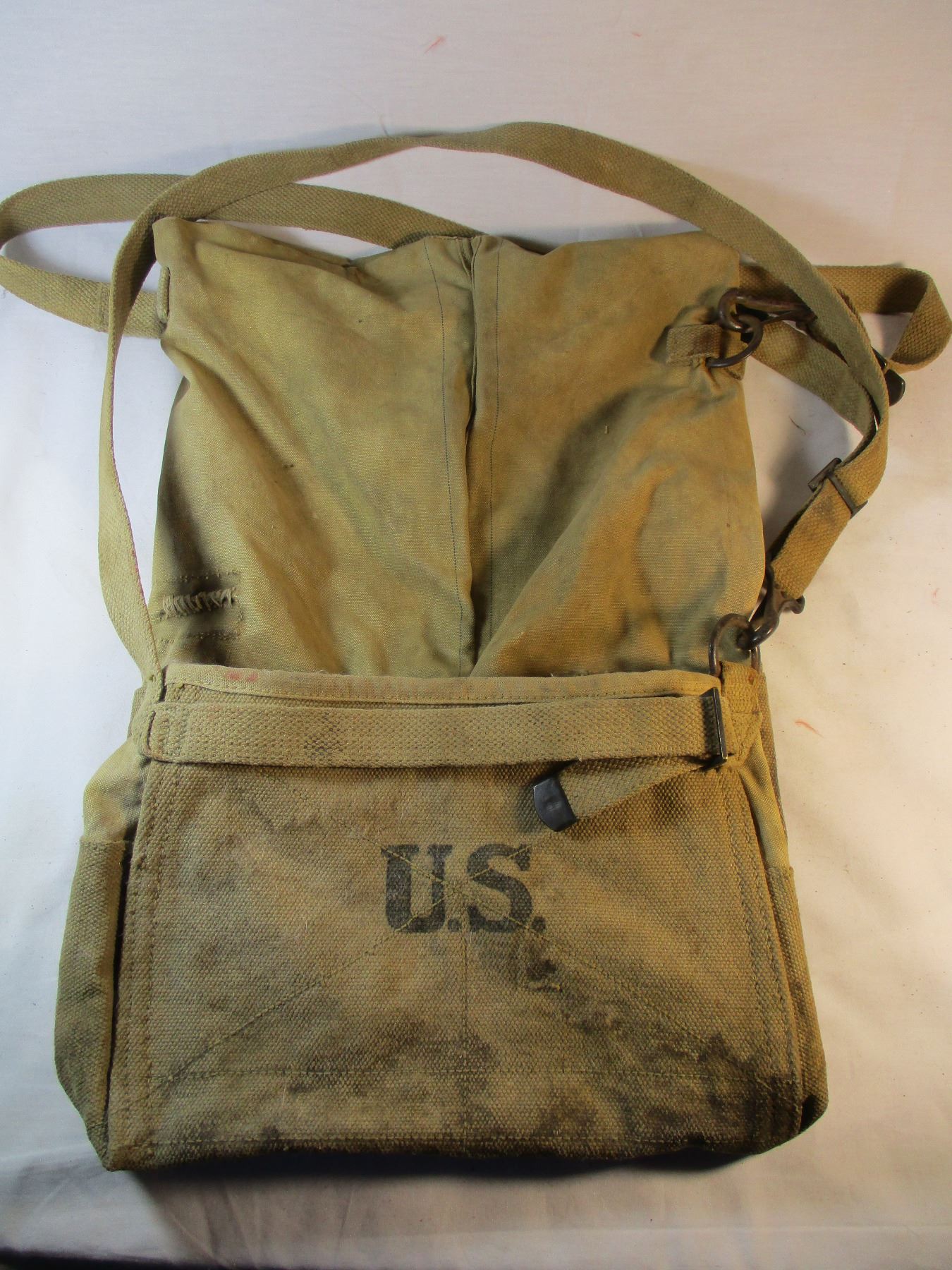 WWI US Military Canvas Horse Feed Bag