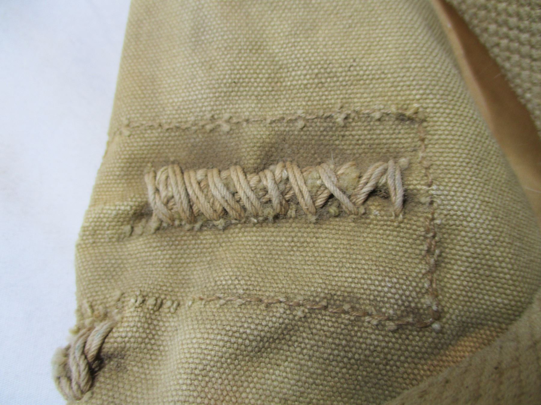 WWI US Military Canvas Horse Feed Bag