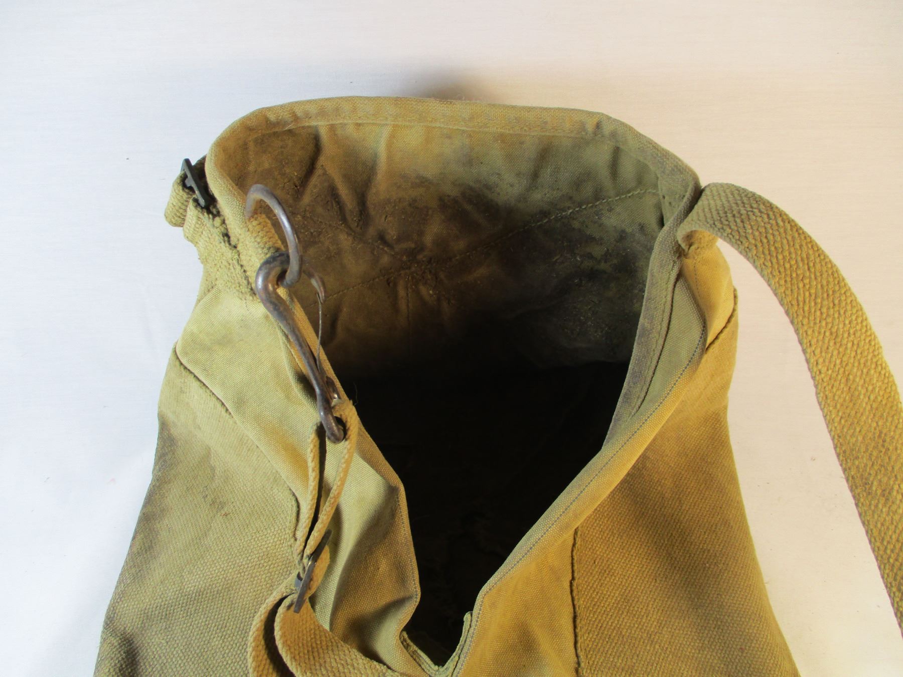 WWI US Military Canvas Horse Feed Bag