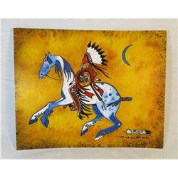 Sioux Artist Thurman Horse Print Pine Ridge South Dakota