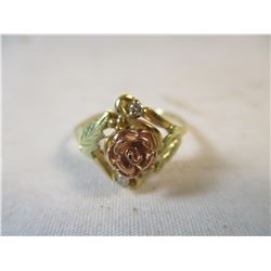 Black Hills Gold and Diamond Ring Size 8