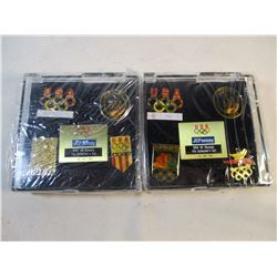 1992 JC Penney U.S. Olympic Pin Collectors Set Albertville and Barcelona Sets New in Boxes