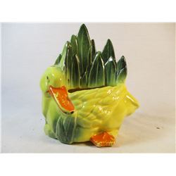 1954 McCoy Pottery Duck Planter Cold Paint