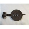 Image 1 : 1880's Griswold Cast Iron Reversible Steel Spindle 4" Damper