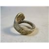Image 3 : Vintage Sterling Silver Spoon Ring
