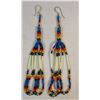 Image 1 : Native American Beaded and Quilled Earrings