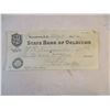 Image 1 : 1921 State Bank of Oelrichs Check  E G Fowler