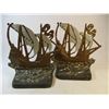 Image 1 : Cast Iron Sailing Galleon Pirate Ships Bookends Book Ends #1460