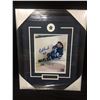 Image 1 : EDDIE SHACK AUTOGRAPHED 16" X 20" FRAMED PHOTO W/ COA