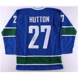 Ben Hutton Signed Canucks Jersey (Beckett COA)