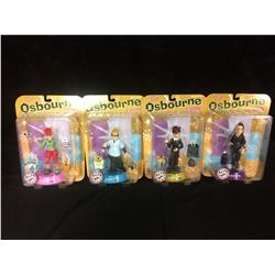 COLLECTIBLE THE OSBOURNE FAMILY ACTION FIGURE LOT (IN BOXES)