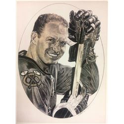 LIMITED EDITION BOBBY HULL  8" X 10" PRINT (1991)