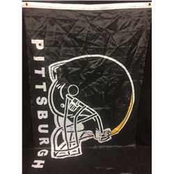SUPERBOWL XLIII PITTSBURGH STEELERS AUTOGRAPHED FLAG