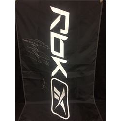 SHANE DOAN & MARK RECCHI AUTOGRAPHED REEBOK BANNER