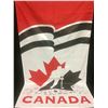 Image 1 : 2004 WORLD CUP TEAM CANADA TEAM SIGNED HOCKEY BANNER