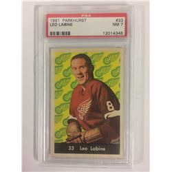 1961 PARKHURST #33 LEO LABINE (NM 7) PSA