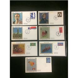 1970-80'S CANADIAN FIRST DAY COVERS LOT (OLYMPICS, CHRISTMAS, CANADIAN ART, CONSTITUTION)