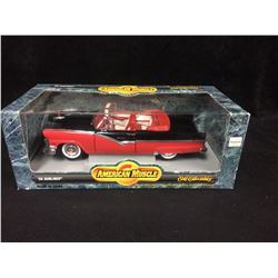 ERTL COLLECTIBLES AMERICAN MUSCLE '56 SUNLINER DIE CAST METAL MODEL CAR (IN BOX)