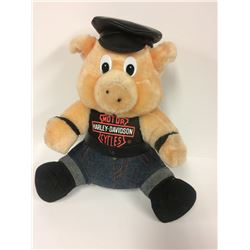 Harley Davidson Motorcycle Pig hog Plush Stuffed Toy Authentic