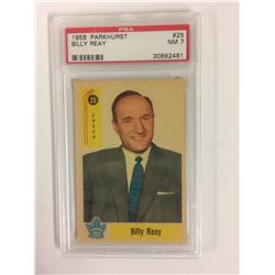 1958 PARKHURST #25 BILLY REAY (NM 7) PSA