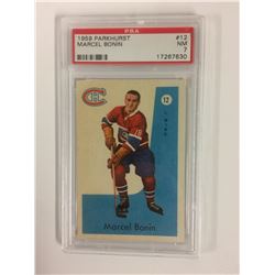1959 PARKHURST #12 MARCEL BONN (NM 7) PSA