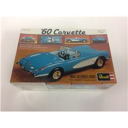 REVELL '60 CORVETTE UNASSEMBLED MODEL KIT (IN BOX) 1:25 SCALE