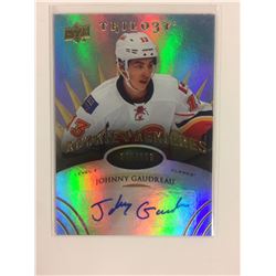Johnny Gaudreau 2014-15 Upper Deck Trilogy Rookie Card AUTO