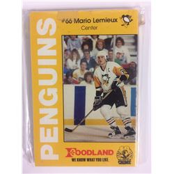 1990 PITTSBURGH PENGUINS FOODLAND MARIO LEMIEUX