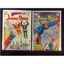 SUPERMAN'S PAL JIMMY OLSEN COMIC BOOK LOT (#109, 69) DC COMICS